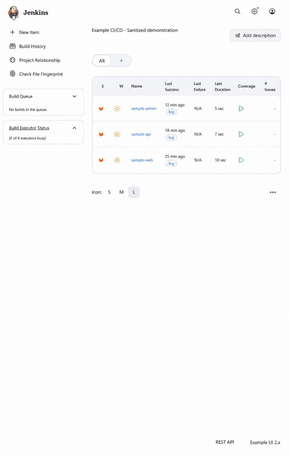 Jenkins dashboard showing separate KOLVerse pipelines
